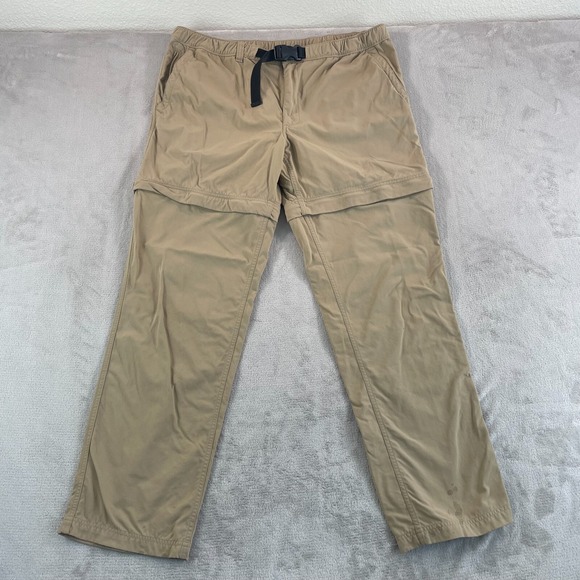 Other - Duluth Trading Convertible Pants Men XL (36x32) Beige Nylon Performance Belted